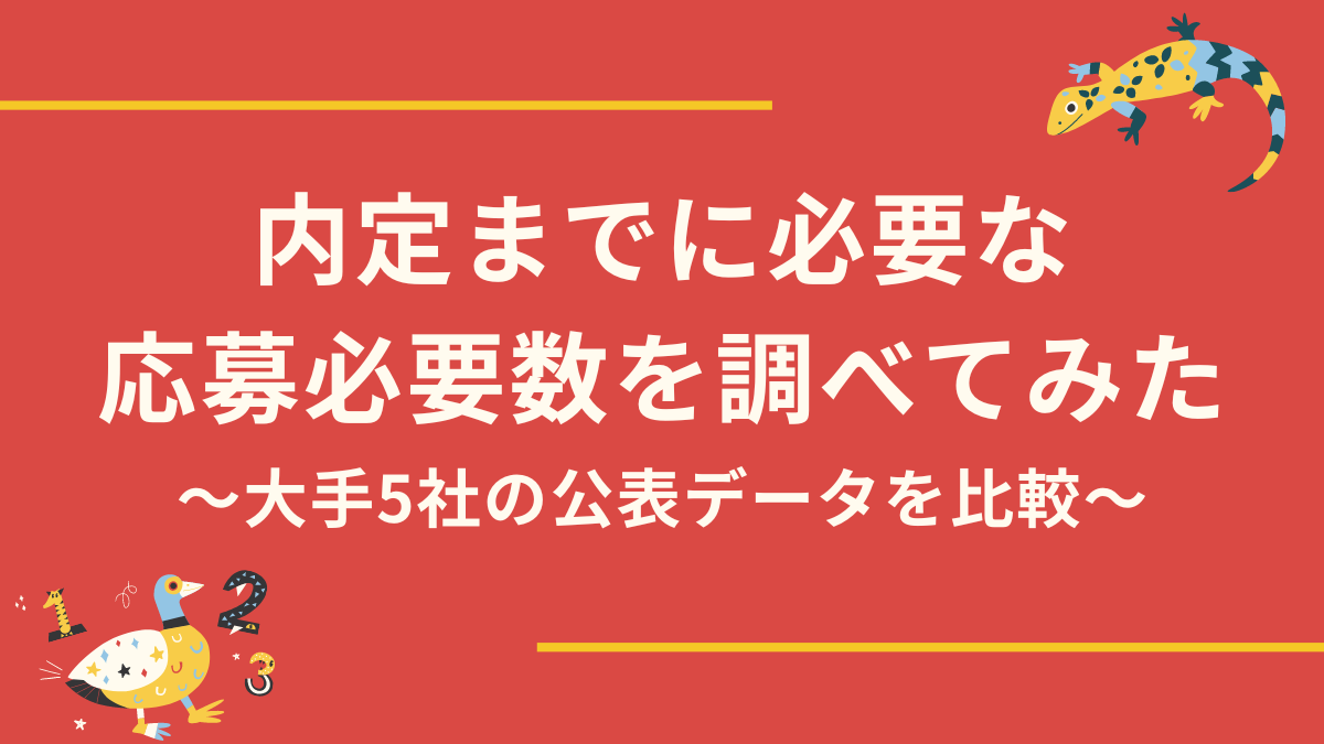 転職活動で必要な応募数を調べてみた